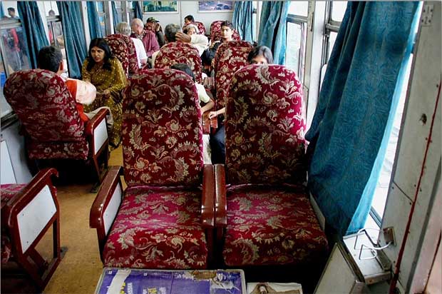 Inside seats Shivalik Deluxe Express