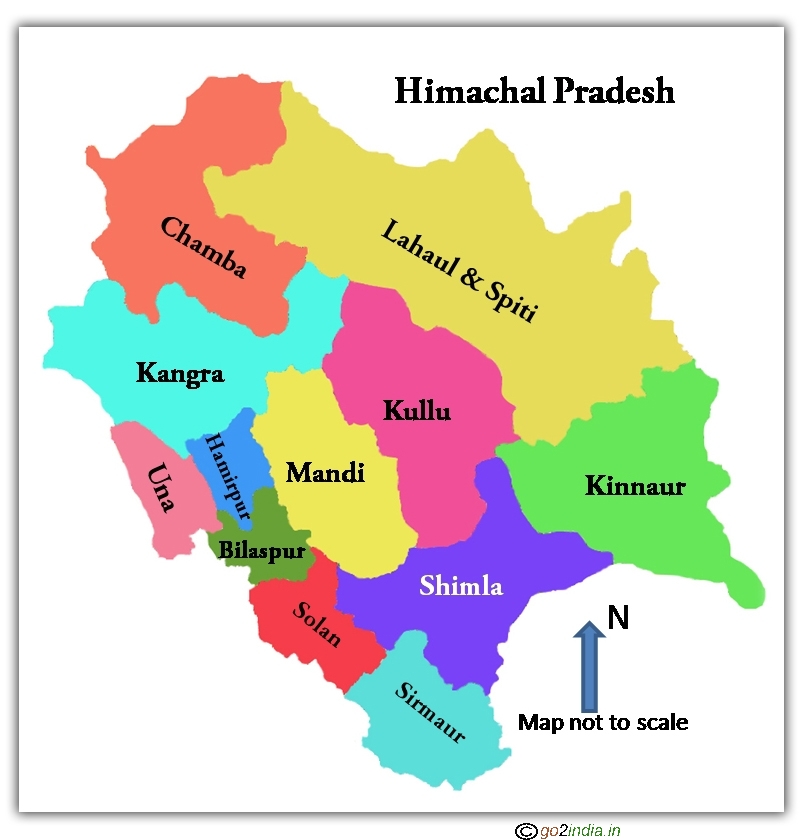 himachal map tourism